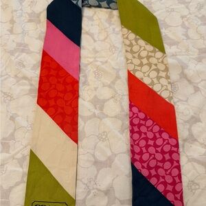 Early Aughts Patterned Coach Scarf